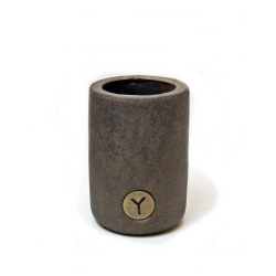 Wazon betonowy ceramiczny Brązowy 20cm